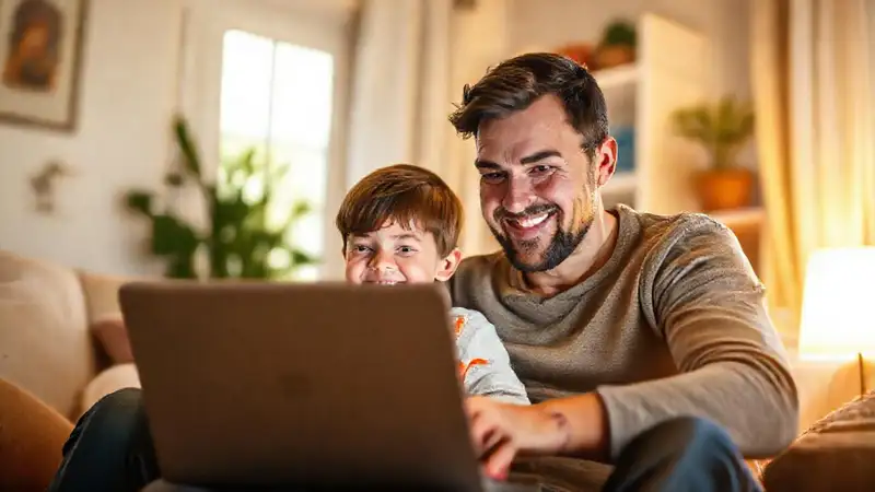 Un hogar cálido apoya el aprendizaje digital