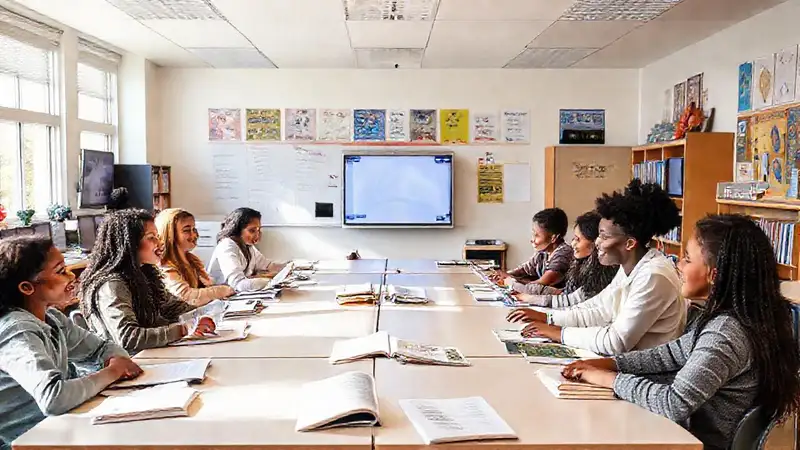 Un aula vibrante y estimulante aprende
