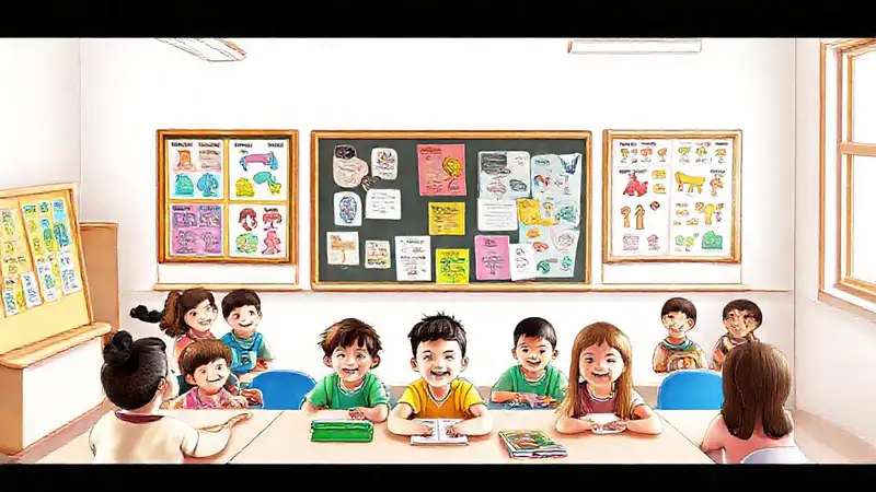 Un aula vibrante enseña conceptos de forma divertida