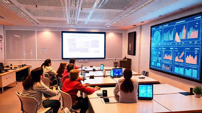 Aula moderna, digital y colaborativa