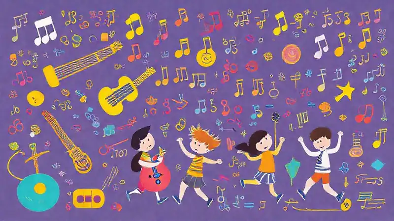 Instrumentos y niños crean alegría educativa