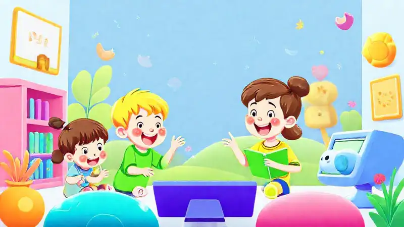 Aprendizaje animado, divertido y educativo digital