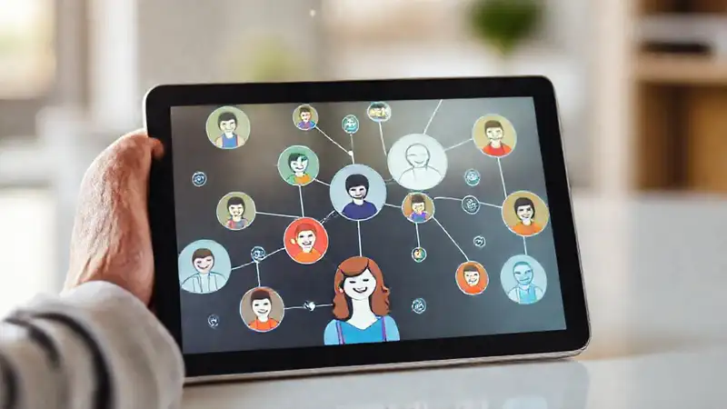 Tablet digital ofrece salud y comunidad online