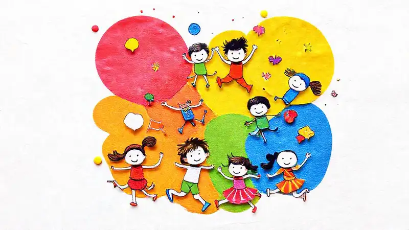 Ilustraciones vibrantes evocan alegría y movimiento