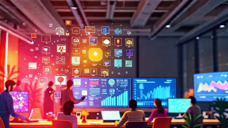 Un espacio de trabajo digital moderno y dinámico