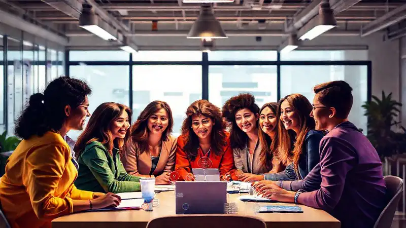 Educadores colaboran en un ambiente inspirador