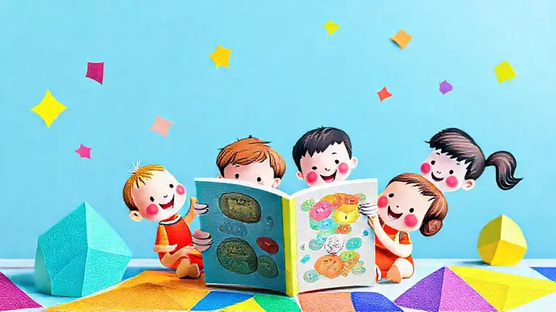 Libro ilustrado: alegría y aprendizaje colorido