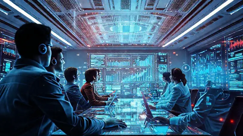 Un espacio futurista colaborativo simula sistemas complejos