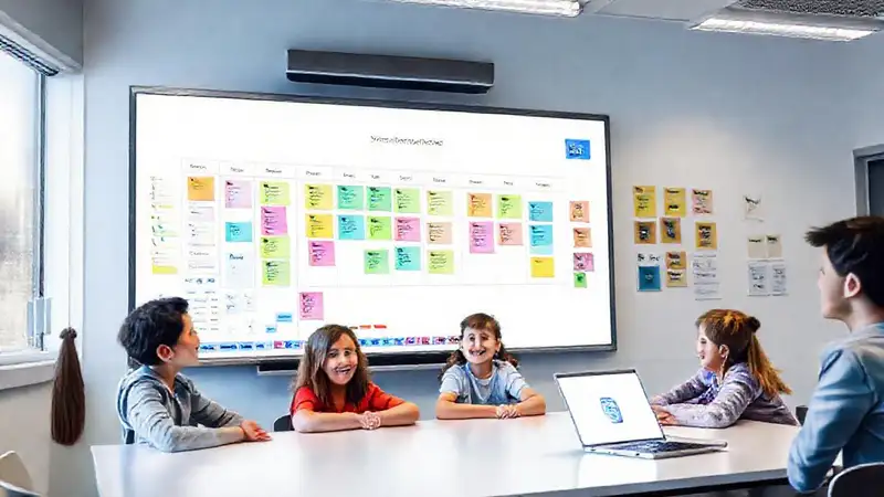 Un aula digital vibrante e inspiradora