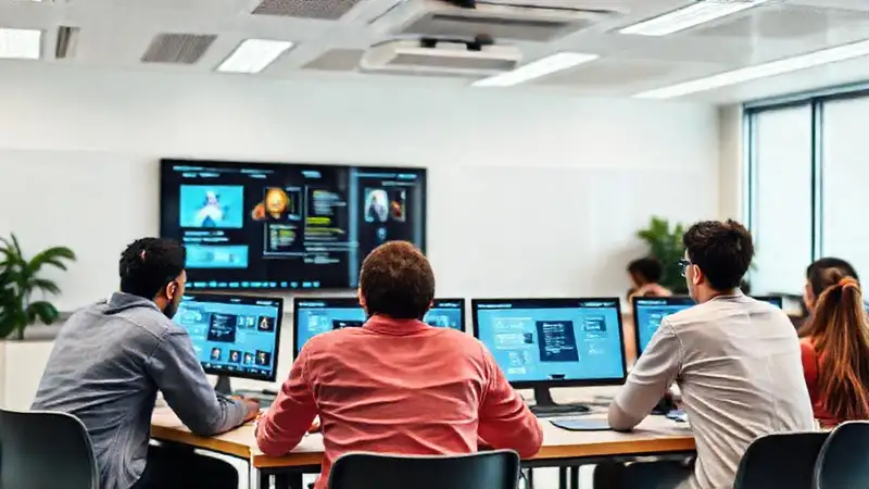 Aula moderna: colaboración