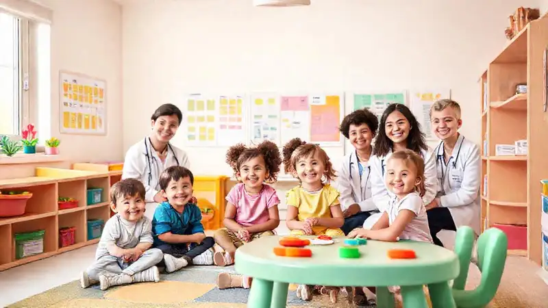 Un ambiente colorido y estimulante para niños