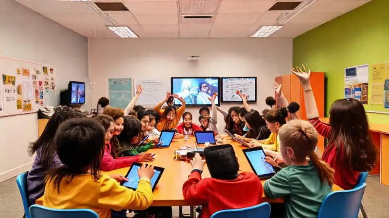 Aula moderna y dinámica para el aprendizaje