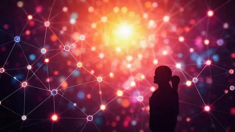 Fondo digital futurista de aprendizaje