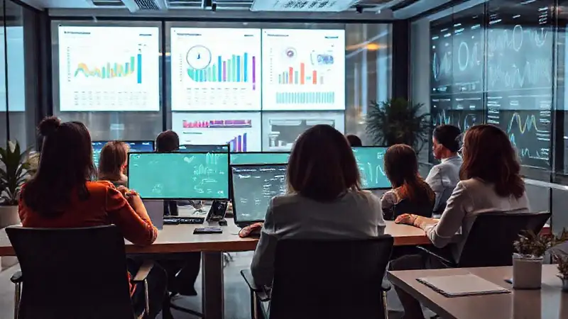 Oficina moderna, digital y colaborativa