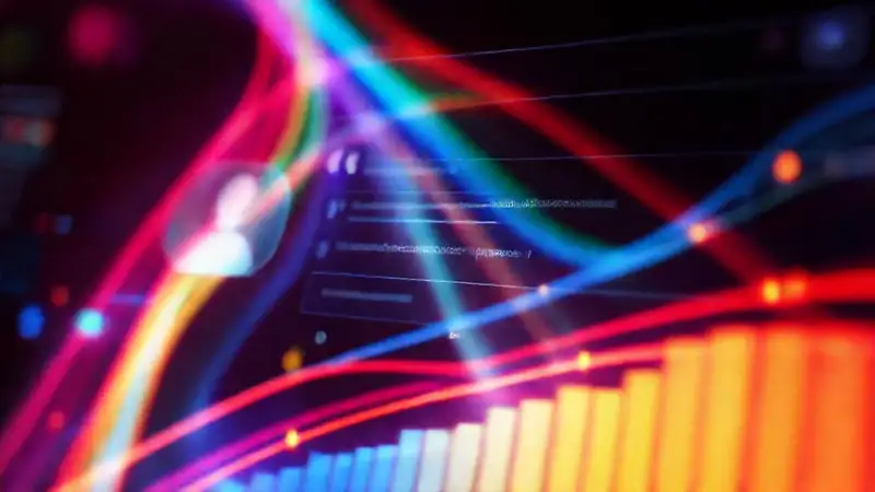 Interfaz digital: datos visuales impactantes y claros