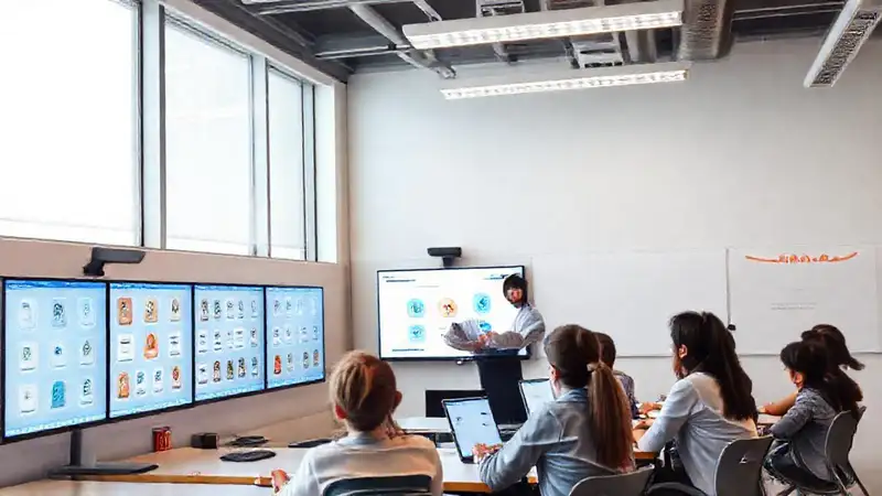 Aula moderna: colaboración, tecnología y apoyo