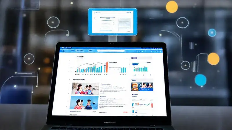 Plataforma educativa digital moderna y atractiva