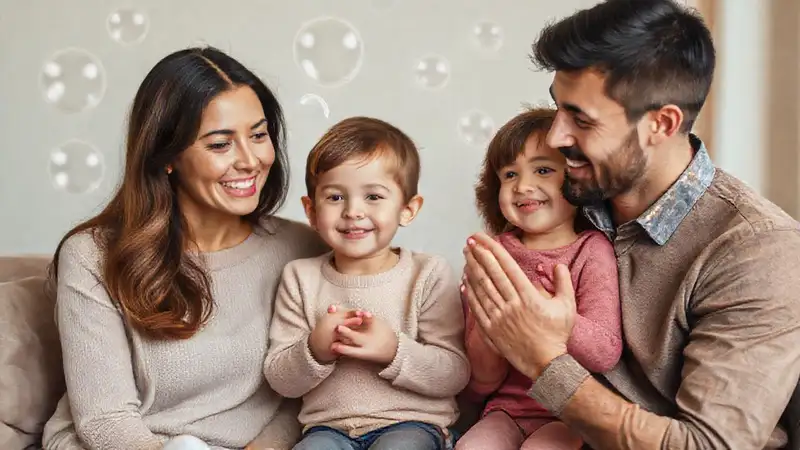 Familia y terapeuta transmiten apoyo y calma