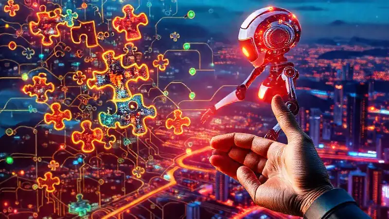 Un robot adaptable navega un mundo digital