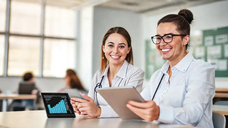 Aula moderna: aprendizaje digital y positivo