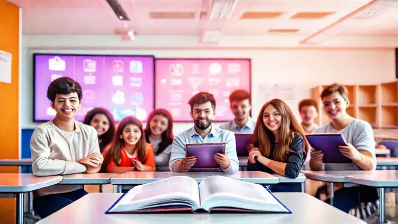 Aula moderna y digitalmente educativa
