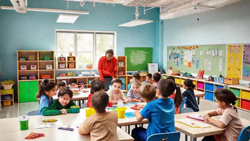 Un aula vibrante promueve el aprendizaje alegre