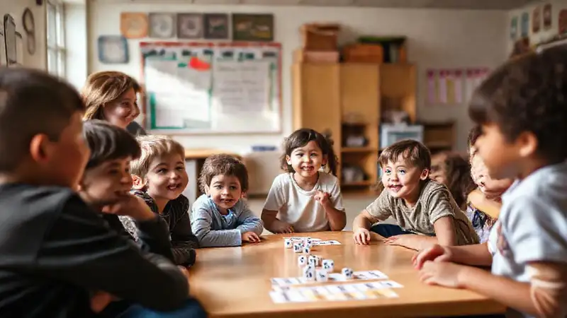 Clase cálida, alegre y observada