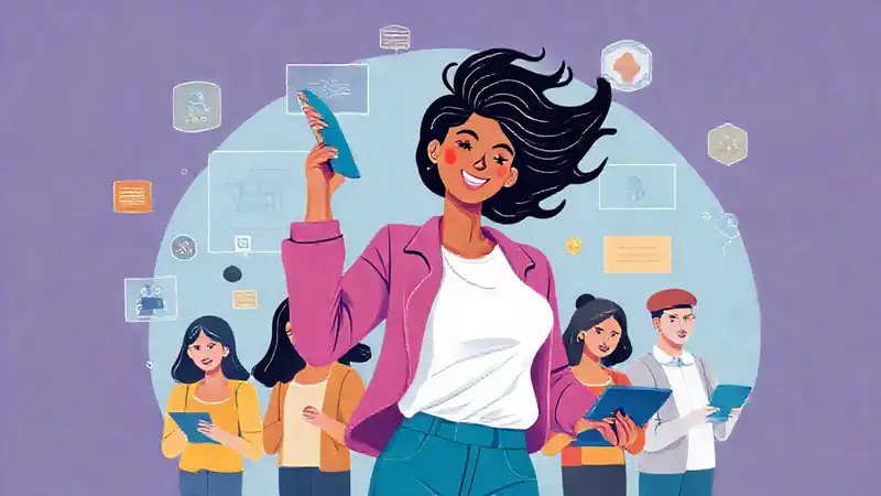 Mujer moderna, adaptable, accesible y digital