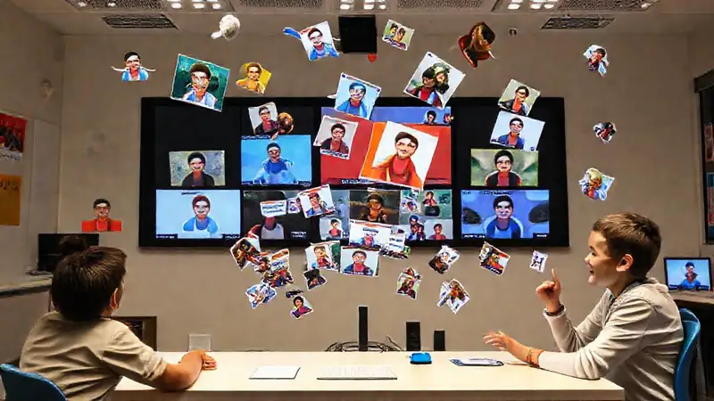 Aprendizaje digital y sonriente en línea