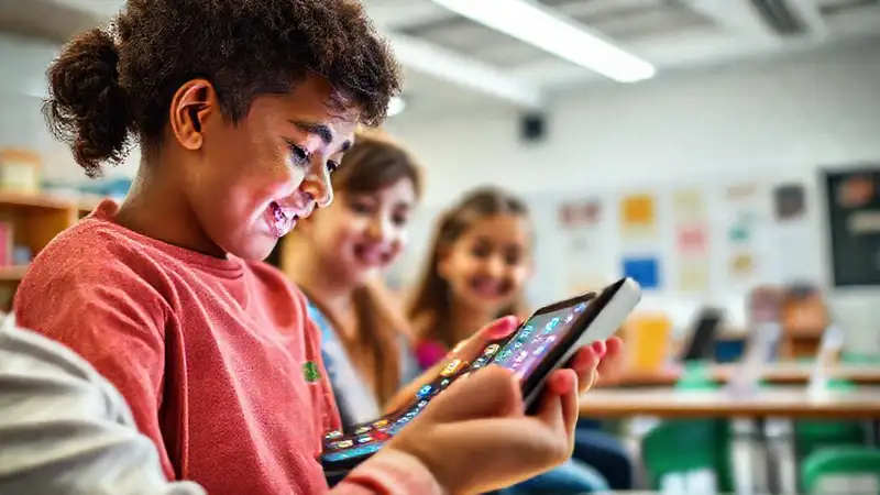 Tableta digital: aprendizaje interactivo y colorido