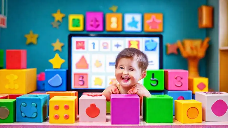 Bloques coloridos enseñan matemáticas con alegría