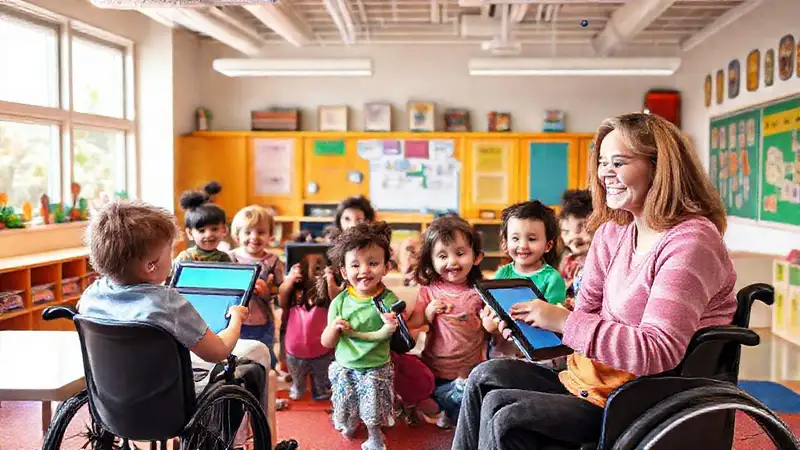 Un aula inclusiva y vibrante aprende