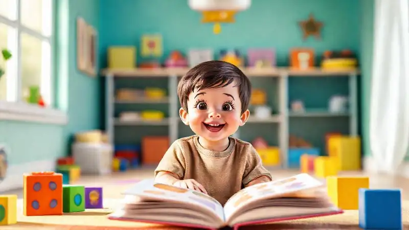 Un rincón infantil educativo y alegre
