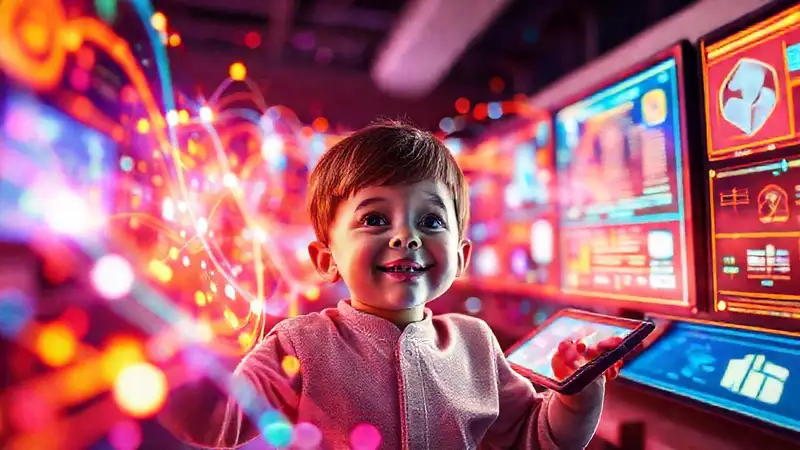 Aprendizaje digital brillante y esperanzador