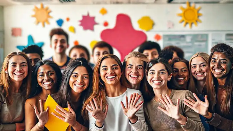 Un aula moderna inspira optimismo y aprendizaje